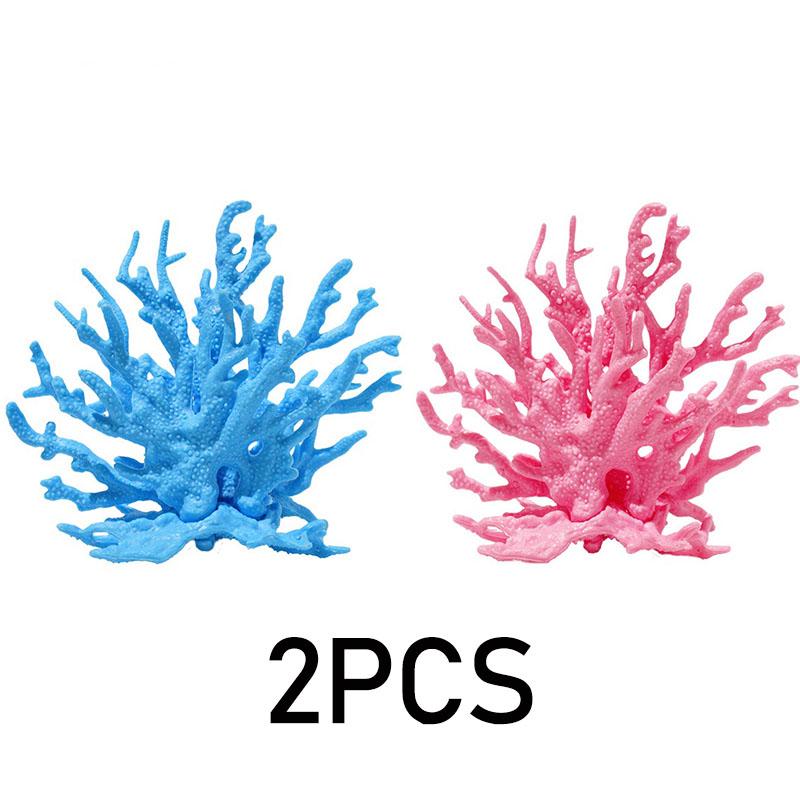 Fake Coral Aquarium Decoration for Aquarium Coral Water Plant Resin Fish Tank Aquascape Simulation ZSP06
