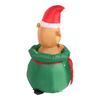1.5m Christmas Inflatable Lovely Bear In Gift Bag with LED Light Yard Decoration Christmas Bear
