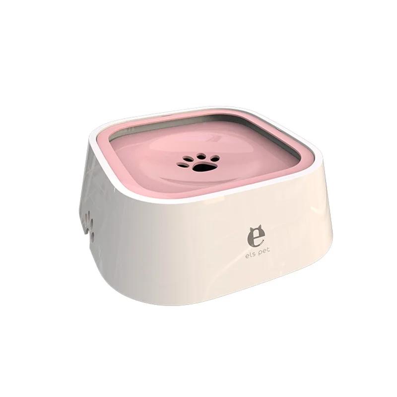 

New Pet Floating Bowl Cat Dog Cleanly Drinking No Wet Mouth Anti Spill Removable Easy To Cleaning Keeps Dust Away Pet Products