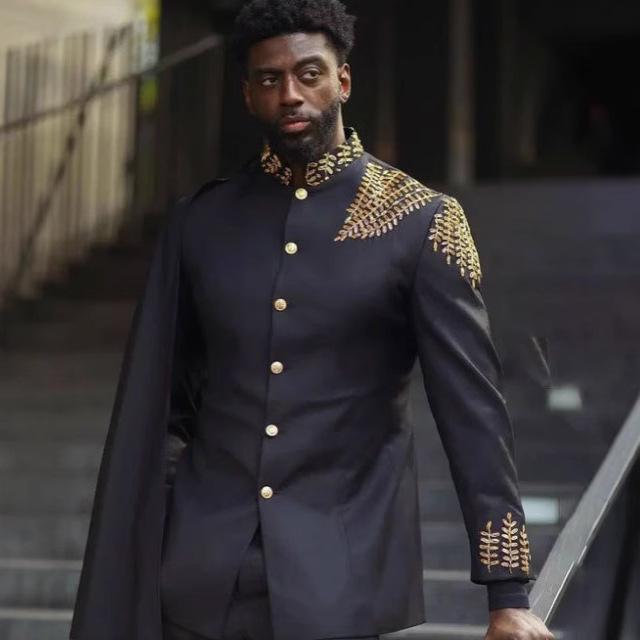 2 Piece Men Suits for Wedding Formal Party Groom Tuxedo Slim Fit Retro Court Style  Occasion Groomsman Tailor-Made