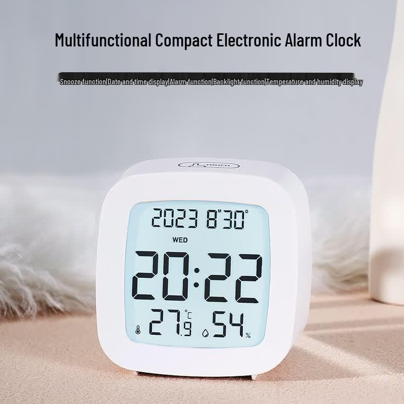 Hense HA2306 Digital Alarm Clock with Temp & Humidity