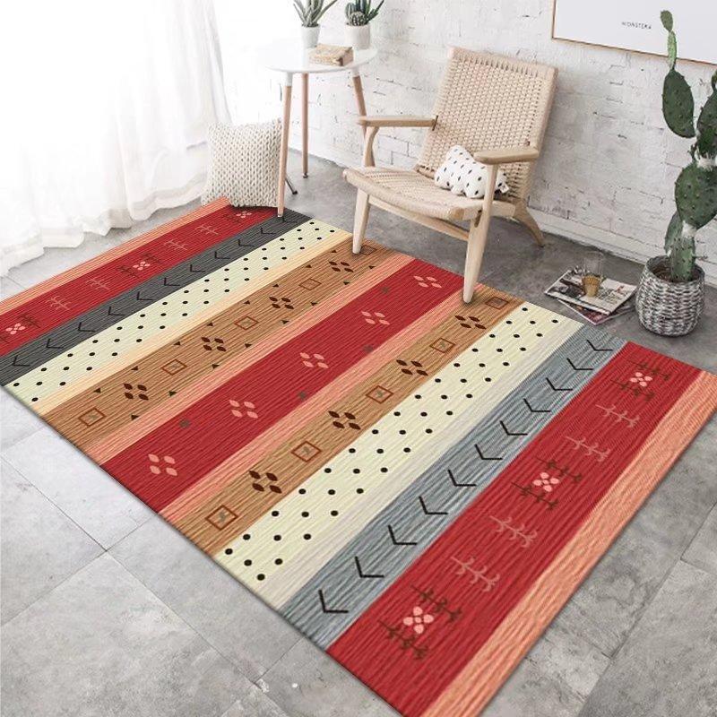 

Ковер Марокко Красный Оранжевый Украшение Спальня Роскошный Домашний Декор Пушистый Ковер Для Гостиной Диван Стол Ковры Нескользящий Коврик Для Гостиной 60x90cm 23.6x35.4in