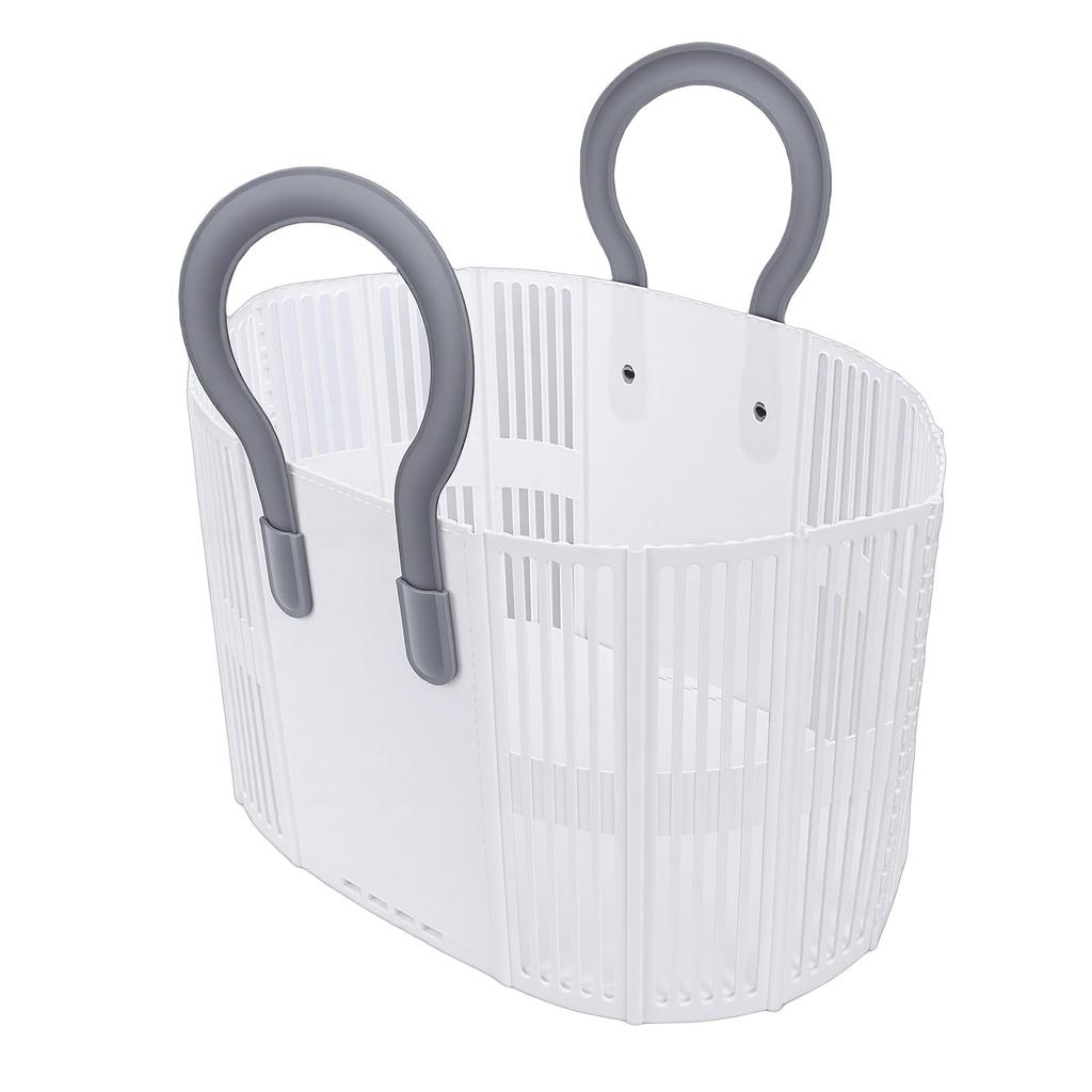 Foldable Laundry Basket Large Capacity Clothes Hamper with Handles Hollow Multipurpose Storage for Bathroom Laundry Room Home