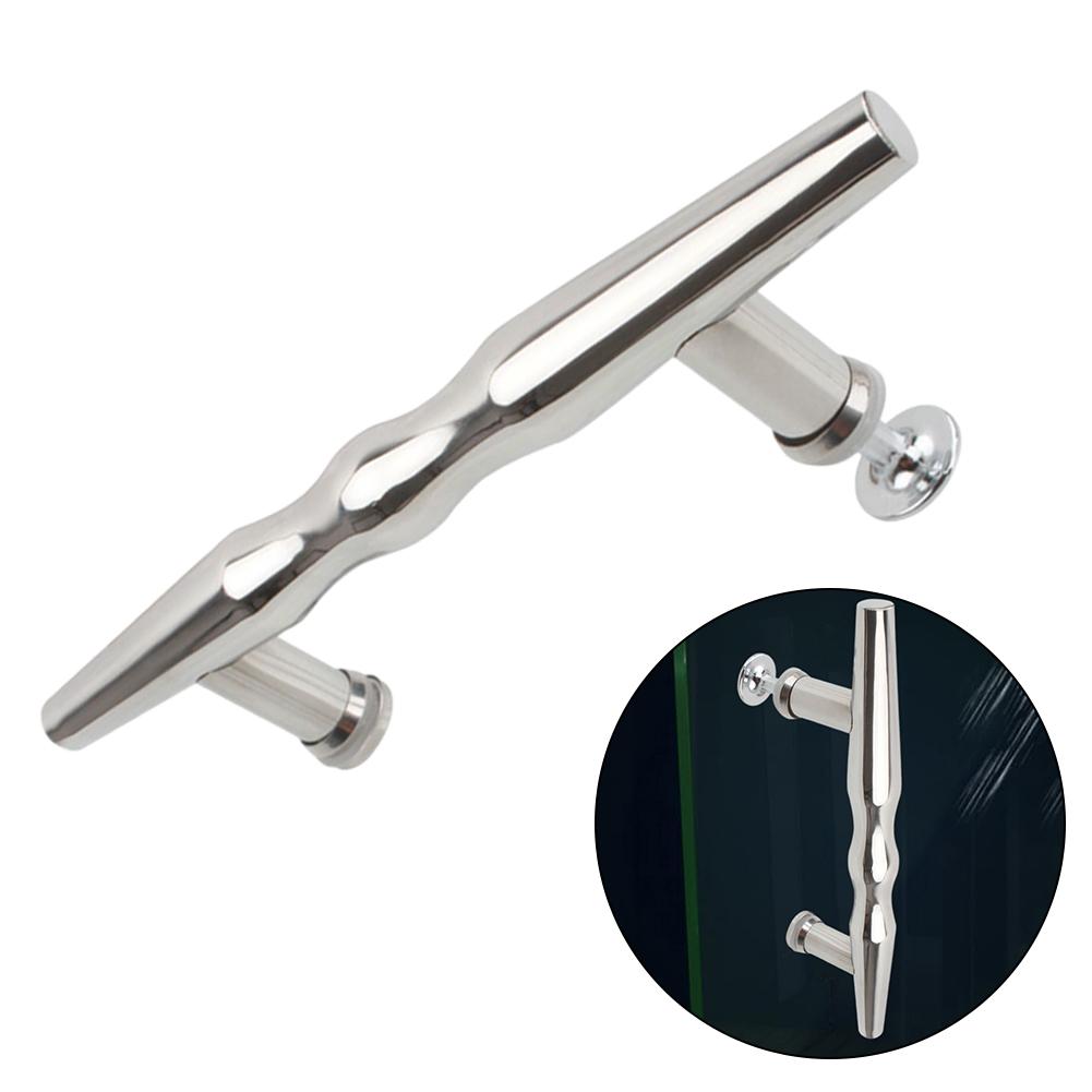 Bathroom Shower Door Accessory Shower Handle Bathroom Door Handle 145mm Hole Center Distance Chrome Door Knobs