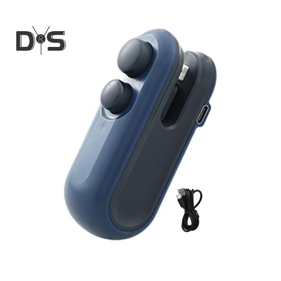 

1 шт/2 шт мини-упаковщик 2 в 1 перезаряжаемый небольшой термоупаковщик с резаком портативный магнитный пищевой упаковщик для закусок конфет пластиковый пакет для хранения продуктов