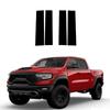 4 Pièces Accessoires de Colonne BC de Voiture Pour Ram 1500 TRX 4 Portes Crew Cab 2019-2023 Noir Brillant Garniture de Montants de Colonne de Fenêtre de Porte Styling