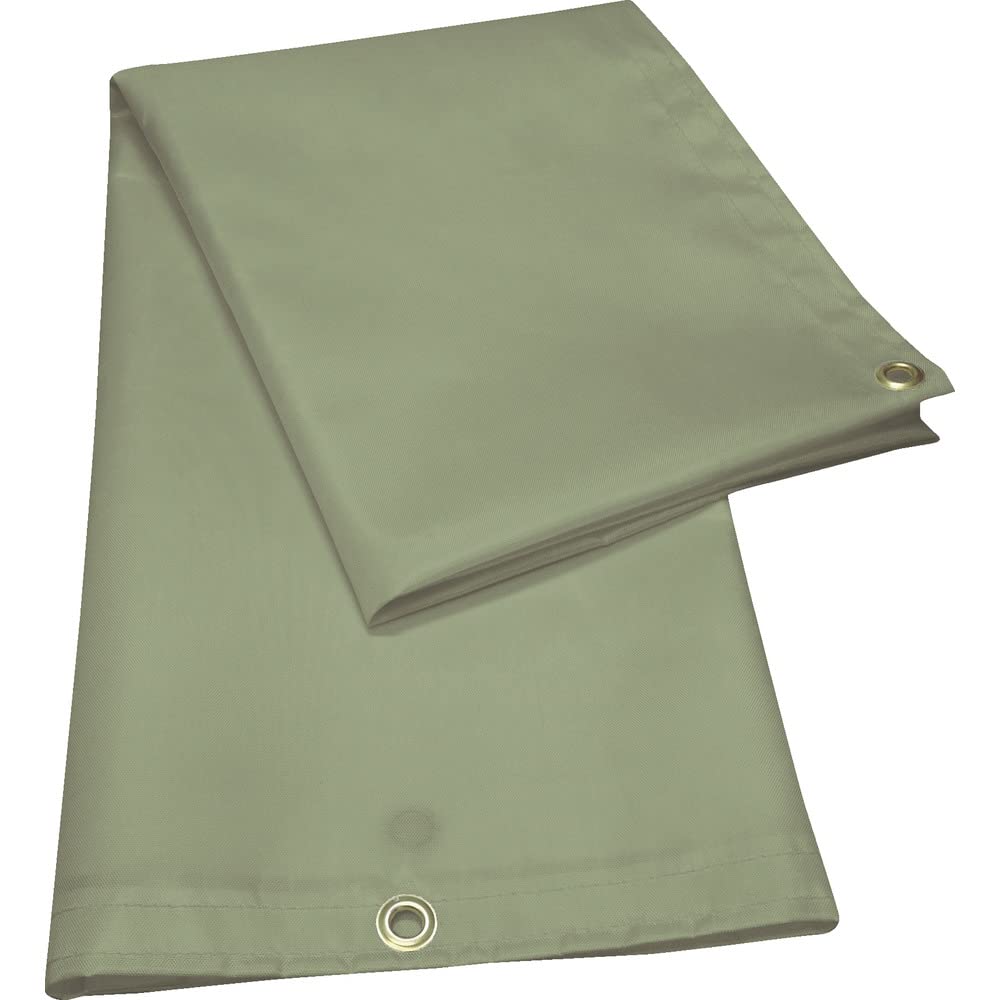 TRUSCO Spark Protection Sheet Silicone Size Earth (Double-Sided Coated), 1, Green, TCGK-1