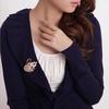 Trendy Elegant Swan Pattern  Brooch Pins  Brooches Pins Clips