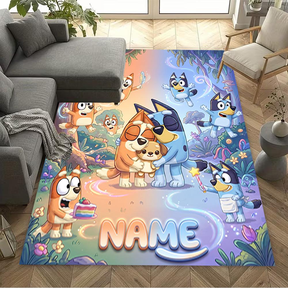 Easter Adventure Customized Name Carpet Suitable for Study room Balcony Game Room Hallway Anti-slip Rug Office home decor