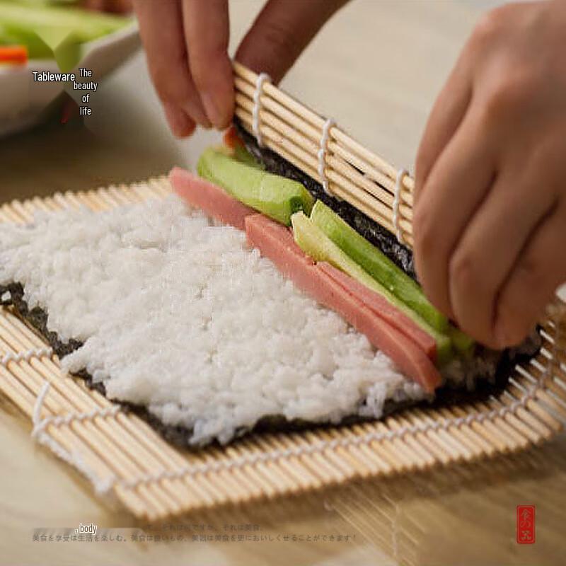 Bamboo Sushi Rolling Mat 6-Pack