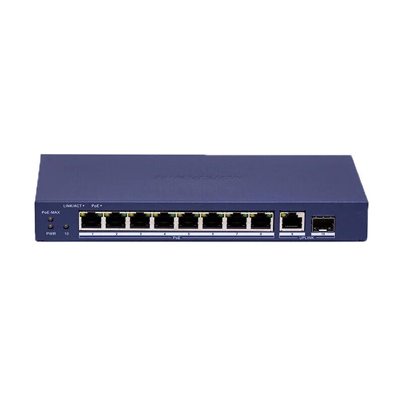 

Hikvision 10-Port Full Gigabit PoE Switch