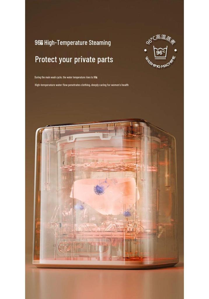 OIDIRE Compact Automatic Sock Washer & Dryer