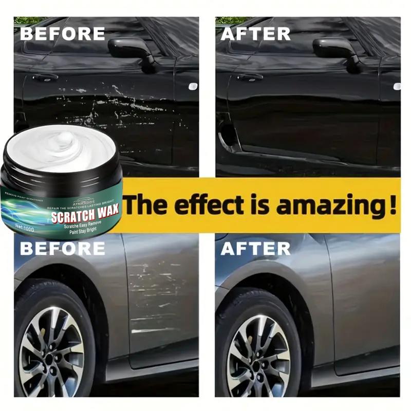 Auto Kratzer Reparaturcreme, Kratzerentfernungsset, Auto Kratzer Reparaturpaste Polieren, Polieren und Wachs Kratzer Reparaturpaste