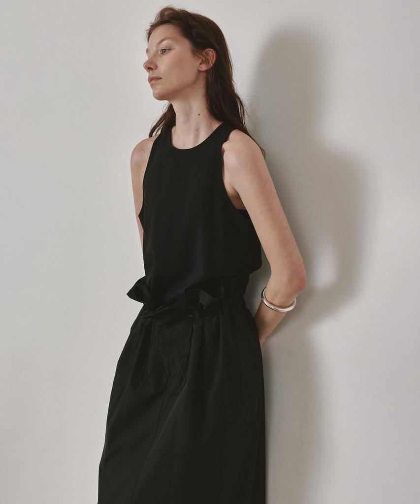Bopeu Nerin Gather Skirt (Black)