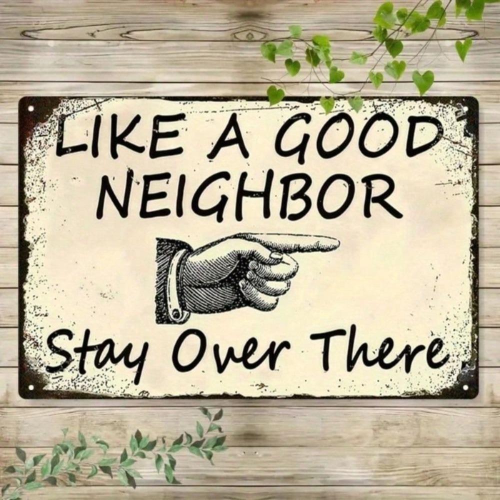 Retro Vintage Metal Sign Wall Decor 20x30cm Industrial Home Office Art