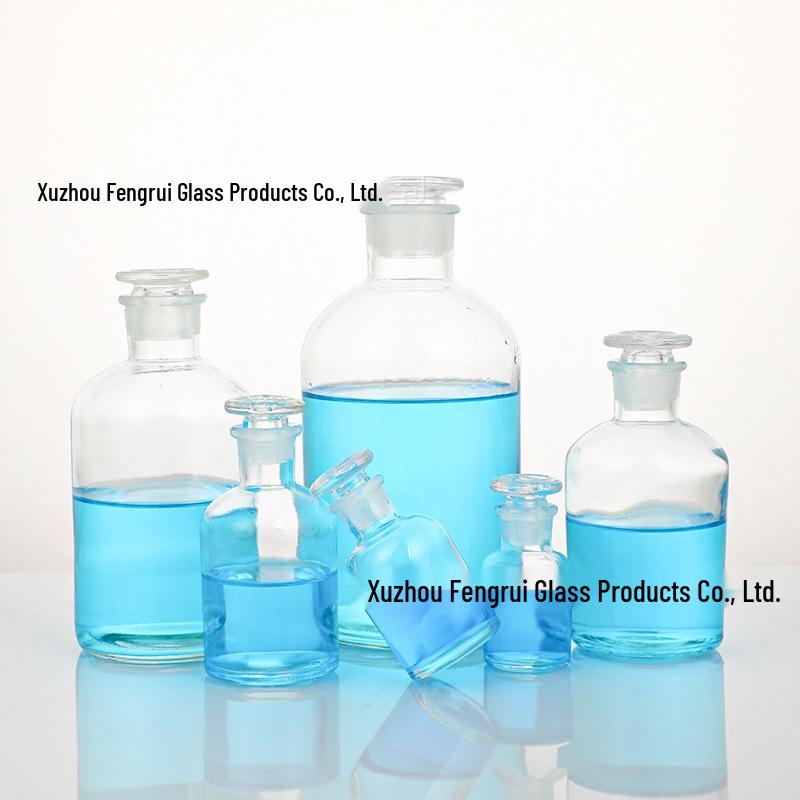 Frosted Glass Reagent Bottle - Wide-Mouth, Narrow-Mouth, or Light-Proof Options