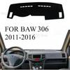FÜR BAW 306 2011-2016 Auto Armaturenbrettmatte Armaturenbrett Abdeckung Sonnenschutz Armaturenbrett Abdeckung Teppich Zubehör