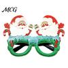 Glitter Christmas Glasses Glasses, Holiday Party Frames, Santa Hat 3D Tree Snowman Bear Funny Eyeglasses for Favors Kids And Adult