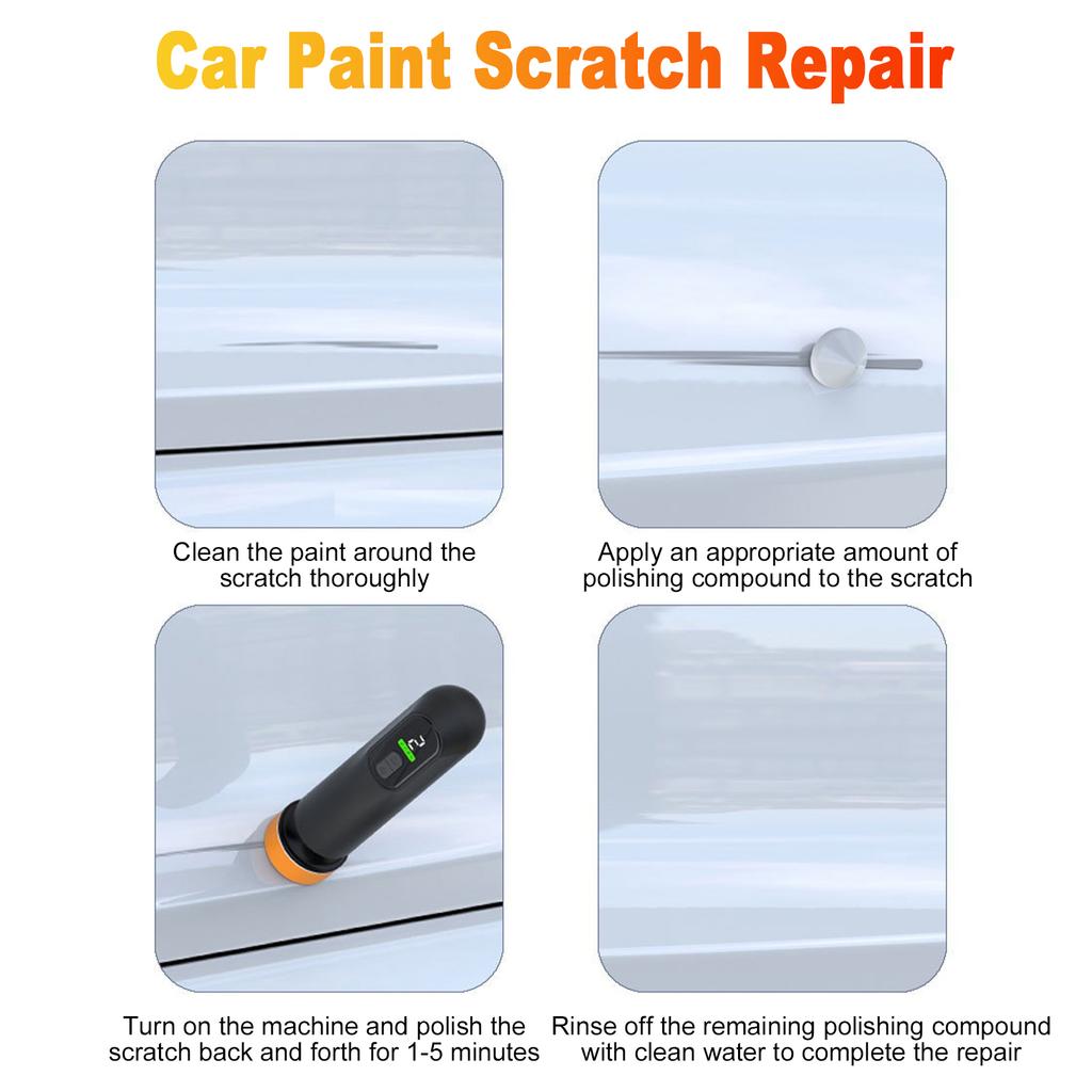 Cordless Car Polishing Machine Adjustable Electric Car Buffer Polisher Waxer Car Scratch Repair Kit Deluxe Version