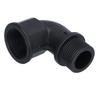2Set Elbow Connector Adaptable Hose Adapter with Nipple Connector for Garden Outdoor(G3/4 Directional Elbow Female and Male Thread Nipple )