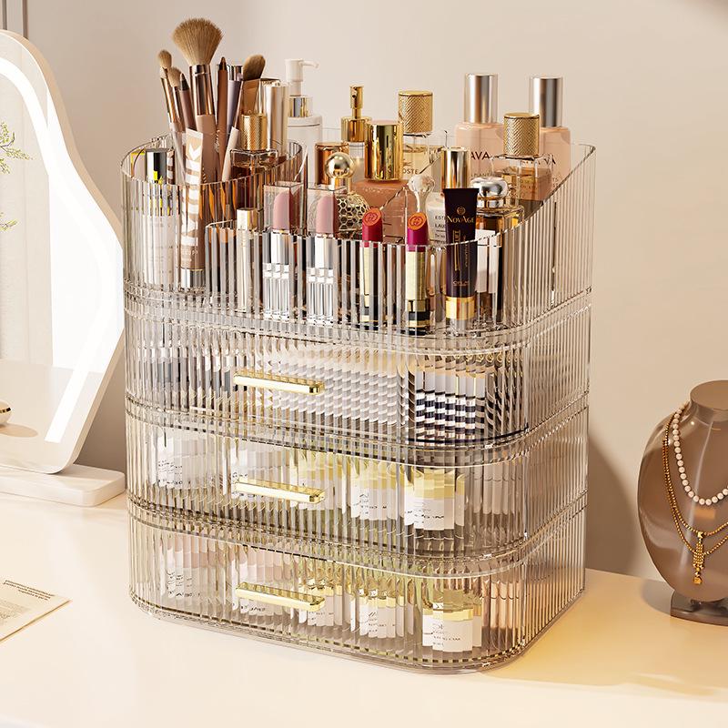 

Роскошный вращающийся ящик для хранения средств по уходу за кожей и косметики