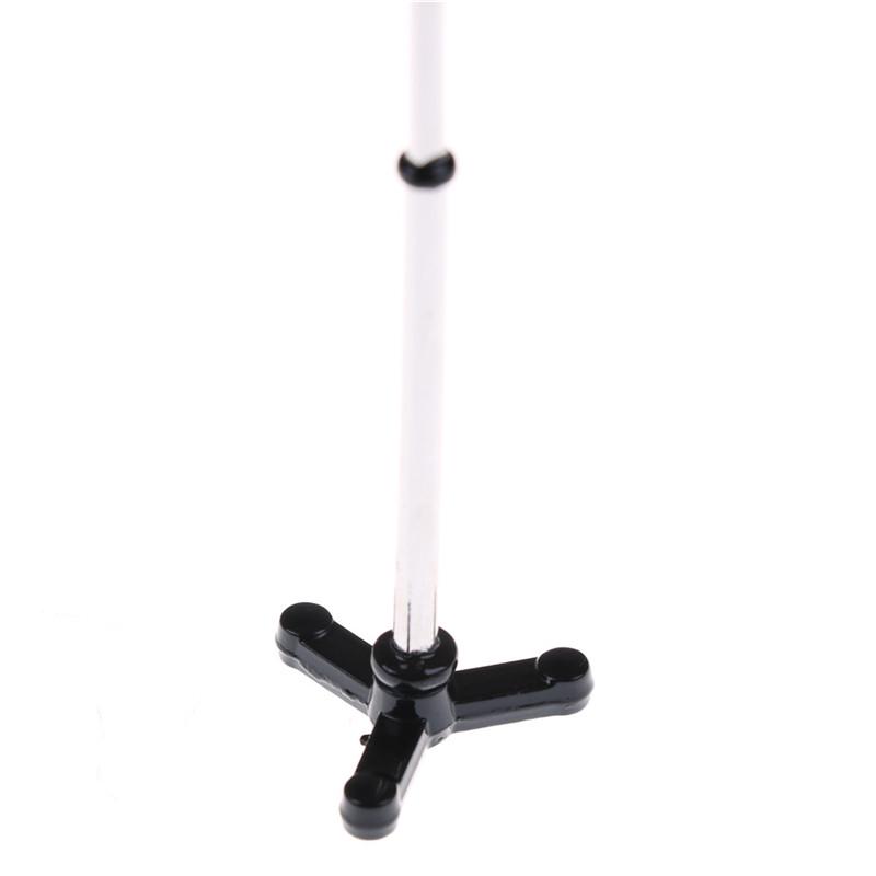 Cute Mini Metal Microphone Model 1:12 Doll House Dollhouse Miniature Furniture Accessories