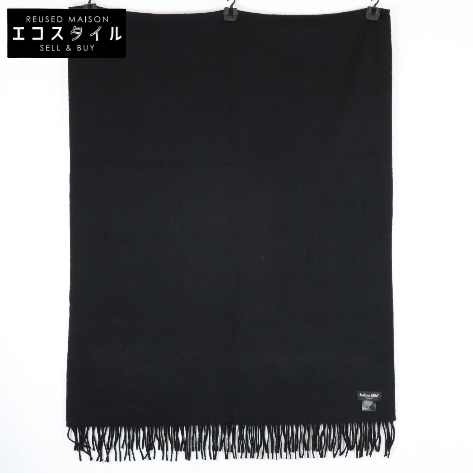 

Joshua Ellis [Good Condition] CPG 50004 cashmere large stole / Scarf blackUsed