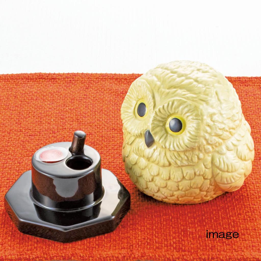 sun art Fun Goods Seal Case, Approx. 12cm, Owl Design, SAN3890