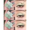 Low Saturation Mint Milk Green Retro Moisture Rejuvenating Clear and Crushed Pure Mint Green Cut Off Eye Makeup Mint Mambo Makeup