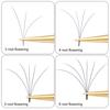 Yousheng Nail Art Clip Good Elasticity Anti-static Non-slip Tight Bite Stainless Steel Fish Stripe High Precision Eyelash Tweezer Makeup Supply
