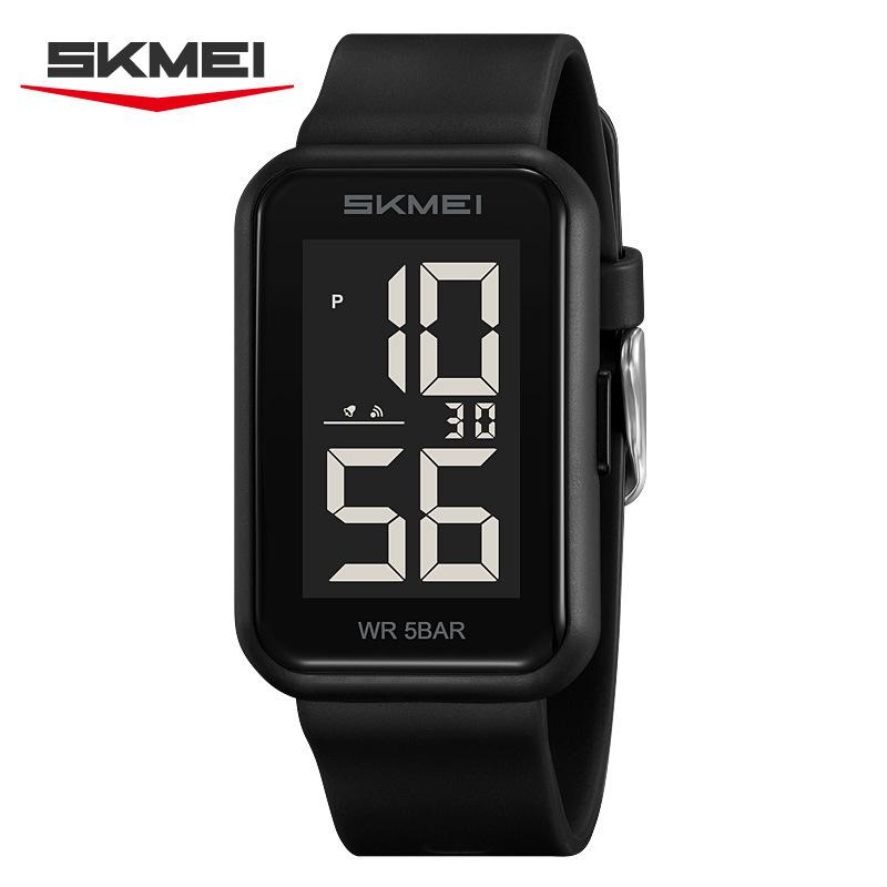 Электронные часы Модные студенческие электронные часы Светящиеся водонепроницаемые наручные секундомер Хронограф