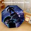 Portable Auto Folding Umbrella,My Hero Academia 8 Rib Waterproof Umbrella For Camping Commute