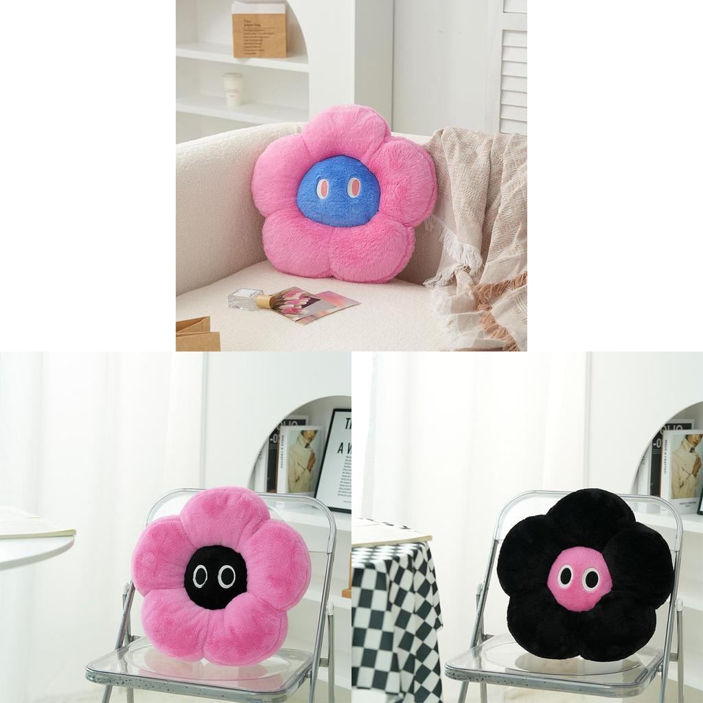 Cute Flower Plush Cushion With Soft Pp Cotton For Relaxing Sofa Decor