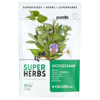 Purella Herbal Tea In a Packet, CLEANSING, 35g