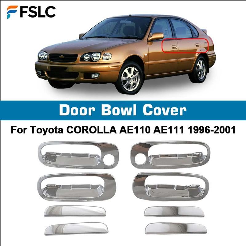 Door Handle Bowl Cover Trim Paste Style For Toyota Corolla AE110 AE111 1996 1997 1998 1999 2000 Chrome Car Accessories Plated