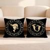 Luxury Twelve Constellation Cushion Cover Home & Car Multi-Scene Pillow Cover - Reversible, Soft & Durable for Daily Use