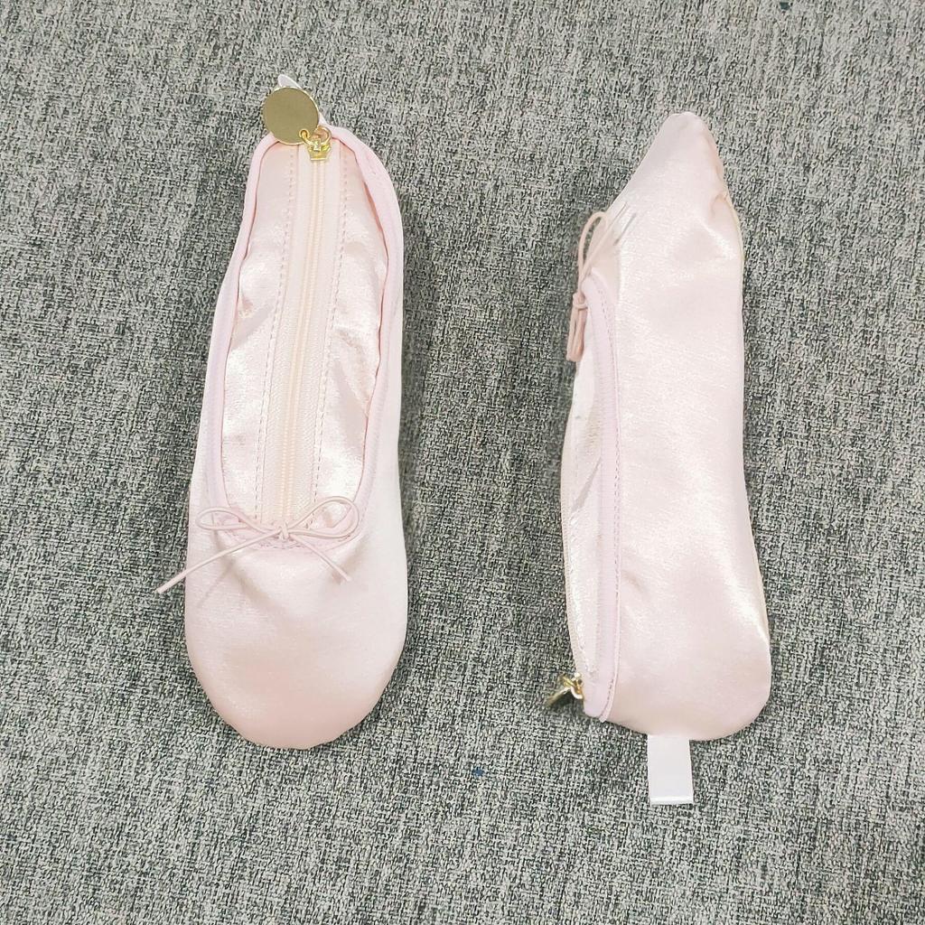 Satin Ballet Shoes Pencil Case & Makeup Bag - Dance & Beauty Storage Bag