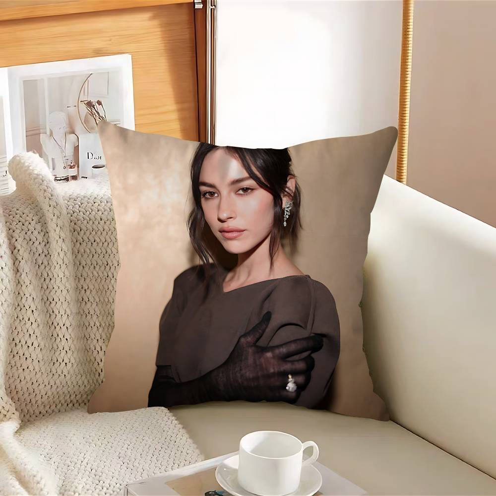 Singer Gracie-E Abrams-S Pillow Case Removable Washable Cushion Cover – All-Season Soft Linen