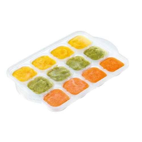 Skater Baby Food Storage Container Frozen Divided Tray 12 Blocks Basic Trmr12-a