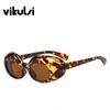 2026 vintage punk oversized sunglasses for women new fashion y2k hip hop thick frame sun glasses men goggles eyewear driving