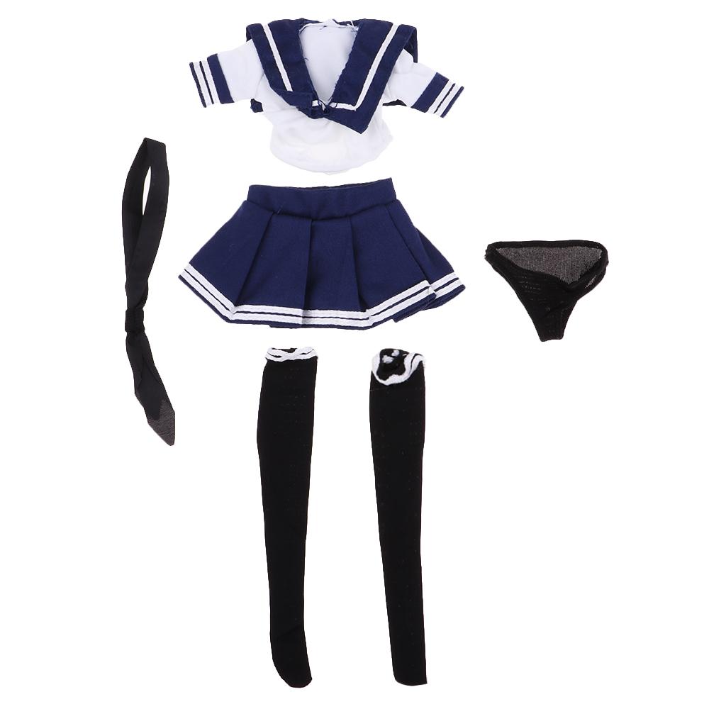 1//6 Scale JK School Uniform Sailor Costume Set for 12/" Female Action Figure