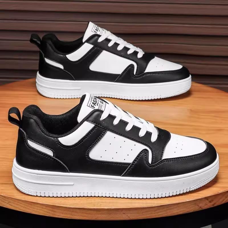 Zapatos de Hombre Primavera Transpirables Blancos Zapatos de Hombre Estudiante Versátiles Deportivos de Suela Gruesa Casual Zapatos de Tabla.
