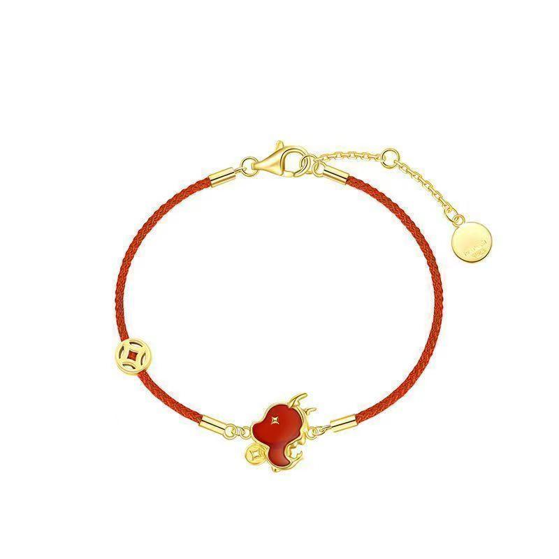 Logo Embossed Wisteria Bracelet - "Love At First Sight" Simple Charm