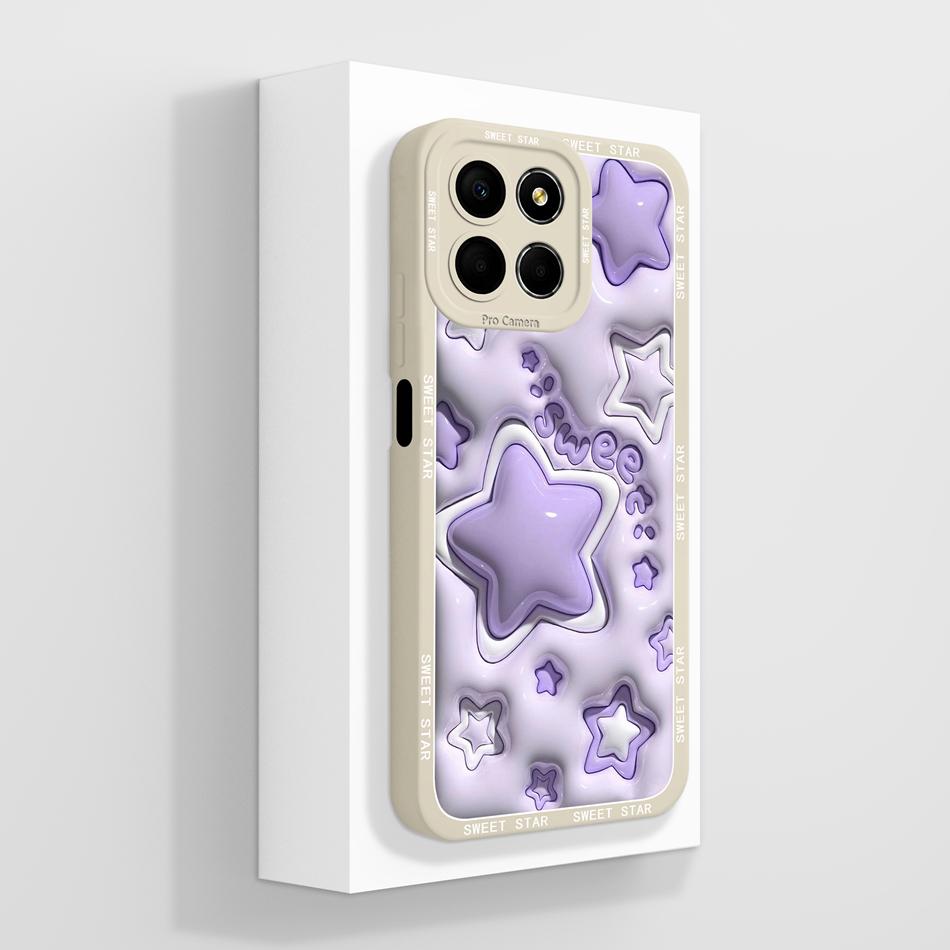 

For Honor X6 X6S X6A X6B X5 Phone Case Panda Soft Liquid Silicone Full Protection Bumper For HonorX6 X 6 Shockproof Back Cover Honor X6B (4G)