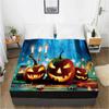 Cartoon Hallowmas Children's Elastic Fitted Sheet Bed Sheet With An Elastic Band Mattress Cover Bed Cover For Kids Baby Boy
