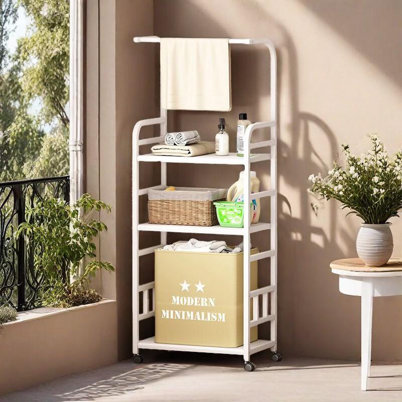 Handun Carbon Steel 3-Tier Laundry & Bathroom Storage Shelf