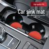 Custom Anti-Slip PVC Car Cup Holder Coaster