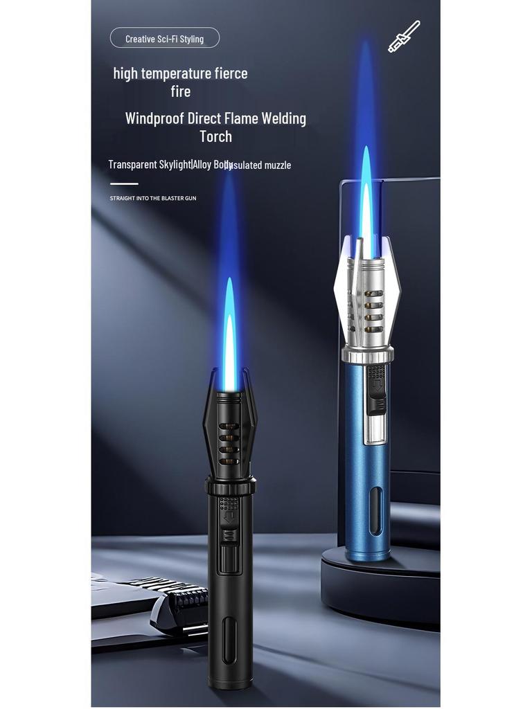 TikTok Trend Handheld Windproof Welding Torch - High Power, High Temp Resistant Flame.