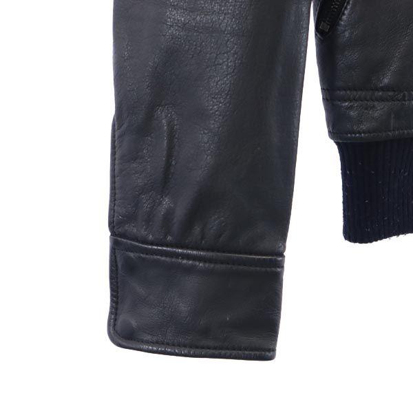 GalaabenD Cowhide Leather Jacket M Black Series Genuine Leather Men's Used