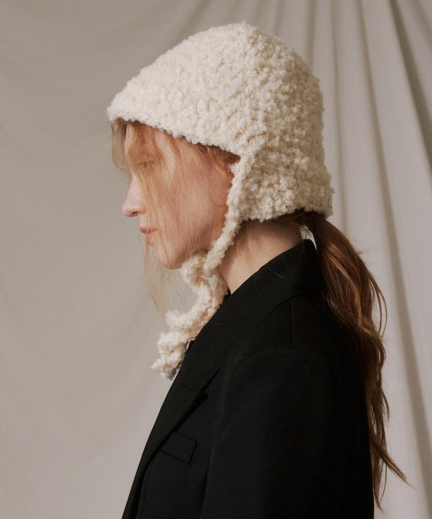 Miseutikotita Soft String Crochet Hat - Ivory